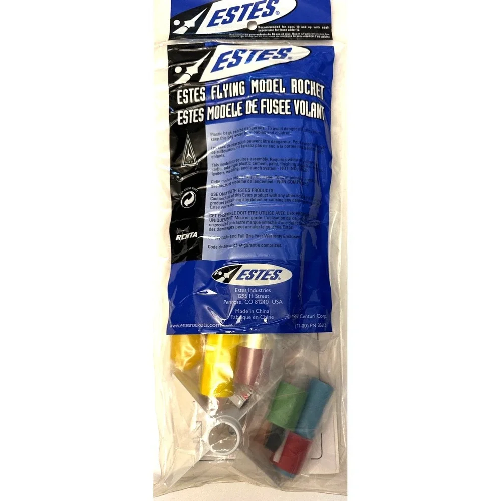 Estes Sky Writer Flying Model Rocket E2X EST 1260